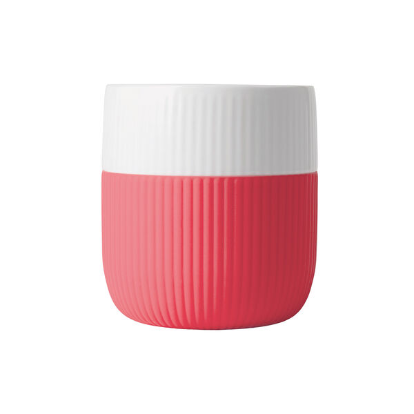 Fluted Contrast mugg 35 cl, hibiscus, Royal Copenhagen