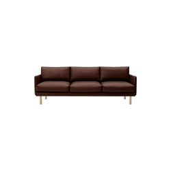 Emo 3-sits soffa, Dakar Brown/naturoljad ek, Bruunmunch Furniture
