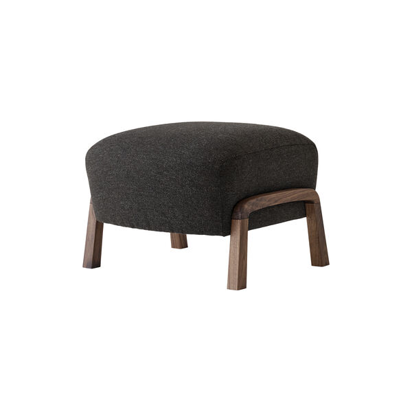 Wulff ATD2 Lounge Chair and ATD3 Pouf, hallingdal 376/oiled walnut, &Tradition