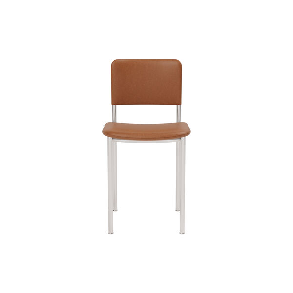 Plan Chair Fully Upholstered, brushed steel/Max 95, Fredericia Furniture