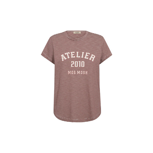 MMCamp O-SS Stripe Tee, cowhide, MOS MOSH