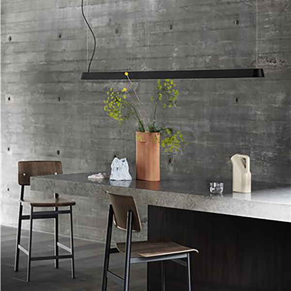 Linear Pendant Lamp, black, Muuto