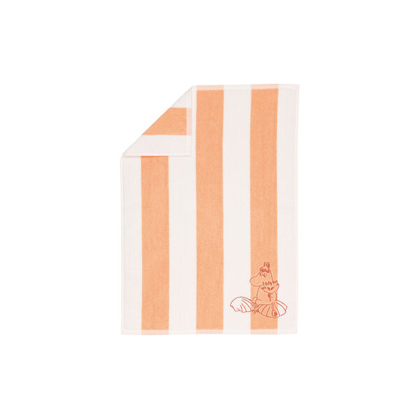 Mumin Snorkfröken handduk 50x70 cm, peach striped Mumin Snorkfröken handduk 50x70 cm, peach striped, Moomin Arabia