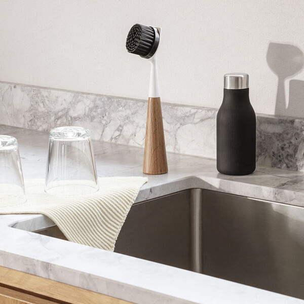 Diskborste ek/nylon, vit, Eva Solo