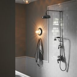 Liila 1 Large Wall Lamp, light silver/optic clear, Nuura