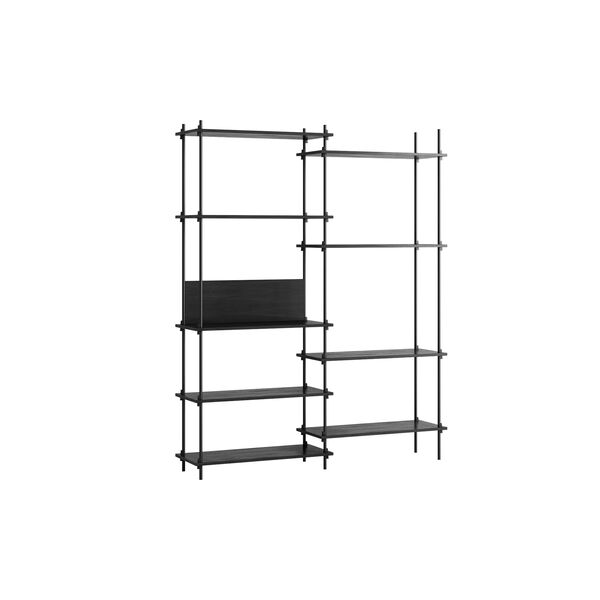 Shelving System 2002A, black, MOEBE