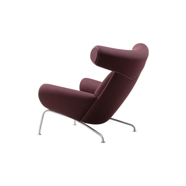 Wegner Ox Chair | Indian Red | F&aring;t&ouml;lj + Ottoman, Fredericia Furniture