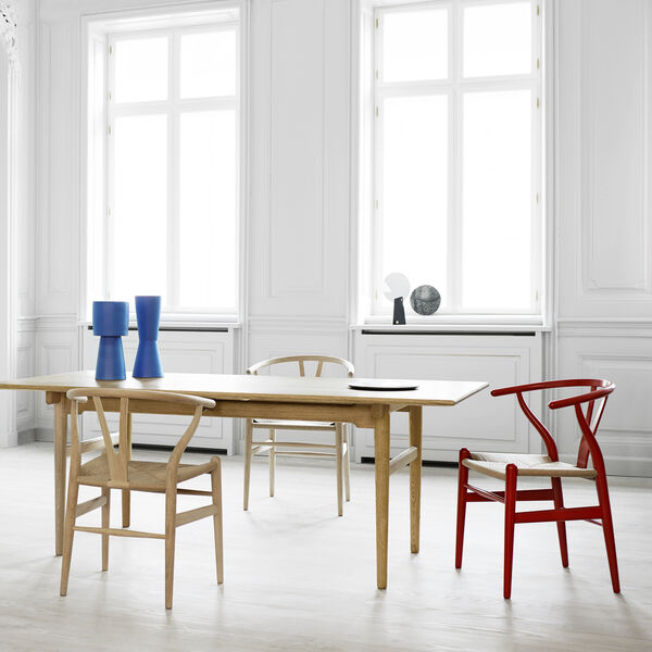CH24 Y-stolen matbordsstol, såpbehandlad ek/natur, Carl Hansen & Søn