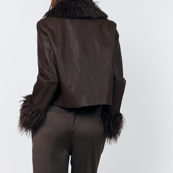 TalmaLL Pants, dark mokka, Lollys Laundry