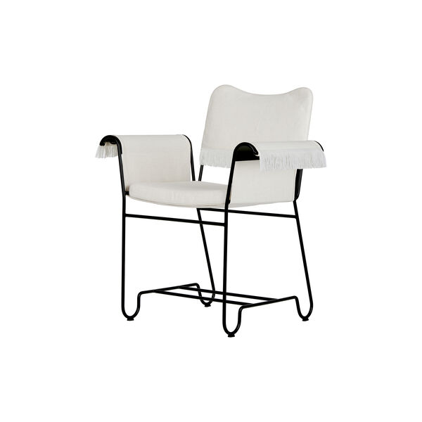 Tropique Dining Chair with Fringes, Leslie Limonta 06/classic black, GUBI