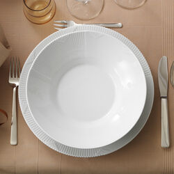 White Elements djup tallrik, 25 cm, Royal Copenhagen
