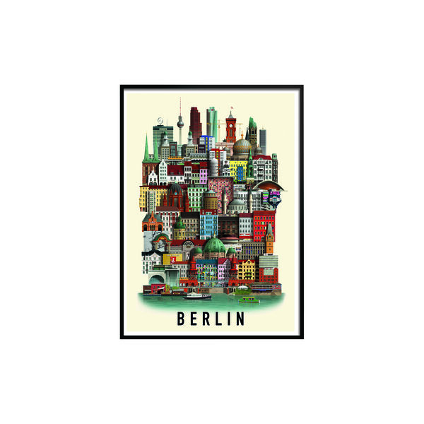 Berlin, affisch, Martin Schwartz