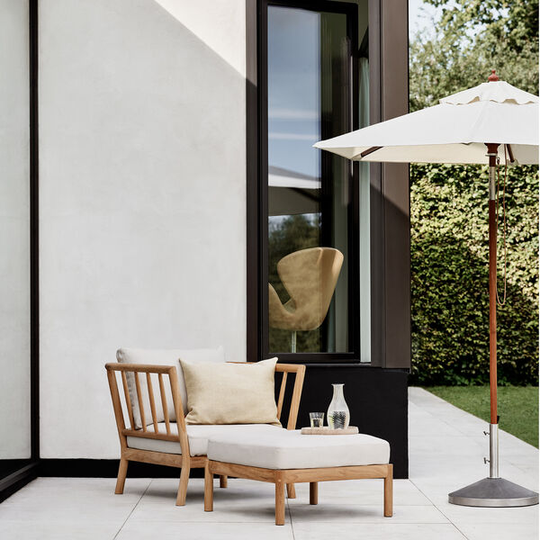 Tradition Pouf, light sand, Fritz Hansen