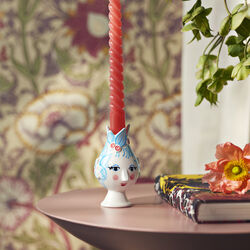 Titania Ljusstake, ljusbl&aring;, Bj&oslash;rn Wiinblad