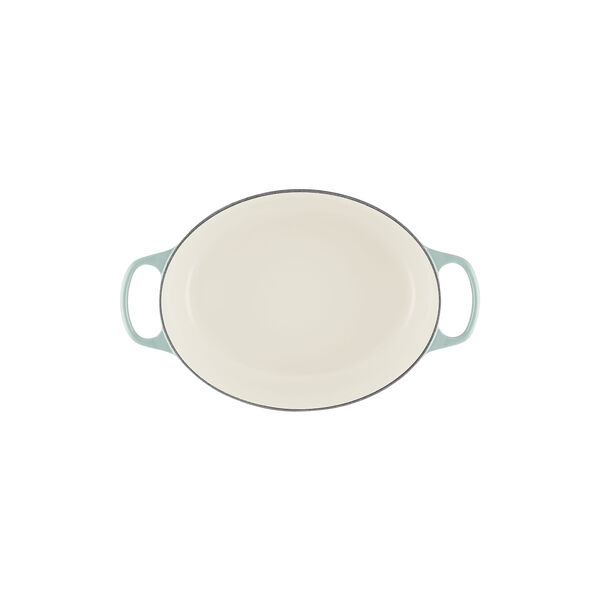 Signature oval gryta 31 cm, sea salt, Le Creuset