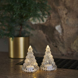 Lucy trä, klar/vit, Sirius Home