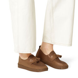 Tulip Loafer Tassel, nougat tannin, Ilse Jacobsen Hornbæk