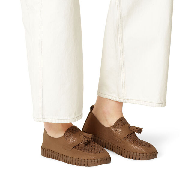 Tulip Loafer Tassel, nougat tannin, Ilse Jacobsen Hornbæk