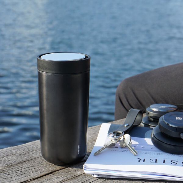 To Go Click termosmugg 0,4 L, black, Stelton