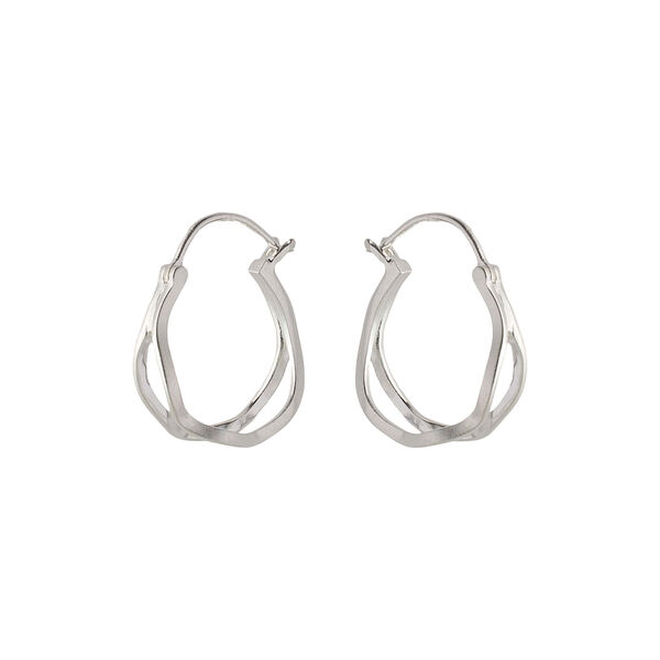 Stream&nbsp;Hoops, silver, Pernille Corydon Jewellery