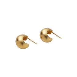 Echo Hoops Small, guldpl&auml;terat, Pernille Corydon Jewellery