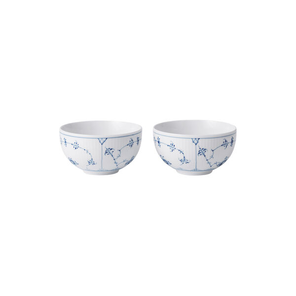 Blue Fluted Plain rissk&aring;l, 2-pack, Royal Copenhagen