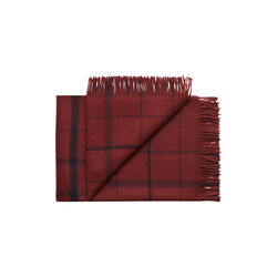 Warp and Weft Throw, 02102 embrace - beetroot/midnight, Silkeborg Uldspinderi