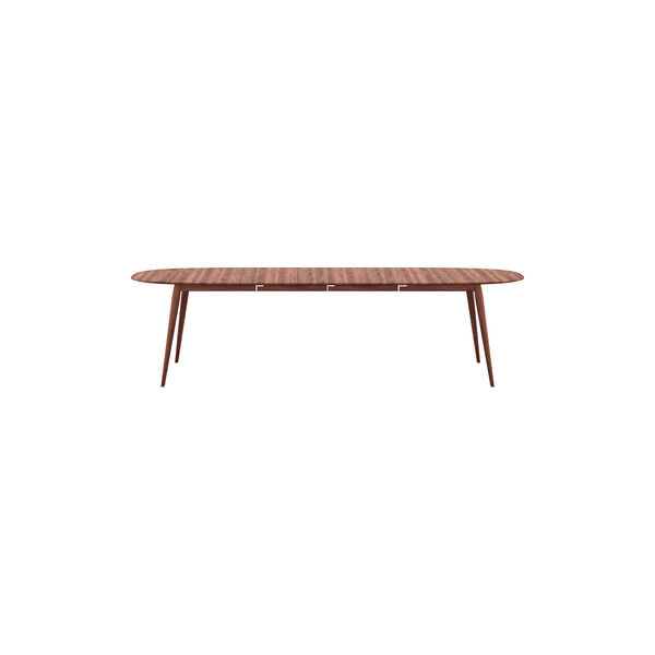 PLAYdinner Lamé Dining Table with Extension incl. 2 Extension Leaves, natural oiled walnut, Bruunmunch Furniture