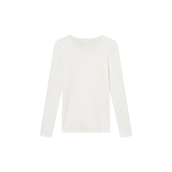 Gertrud Pointelle Blouse, white, Studio Feder