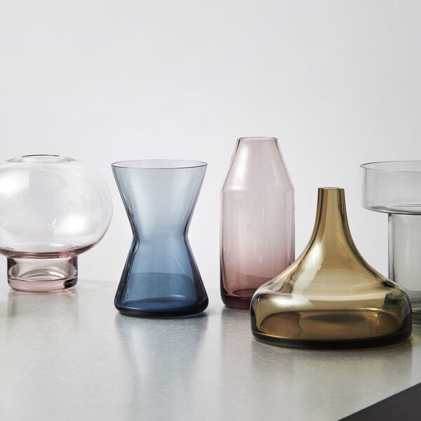 Midsummer Peach-leaved Bellflower Mini vas 8,6 cm, blue, Orrefors