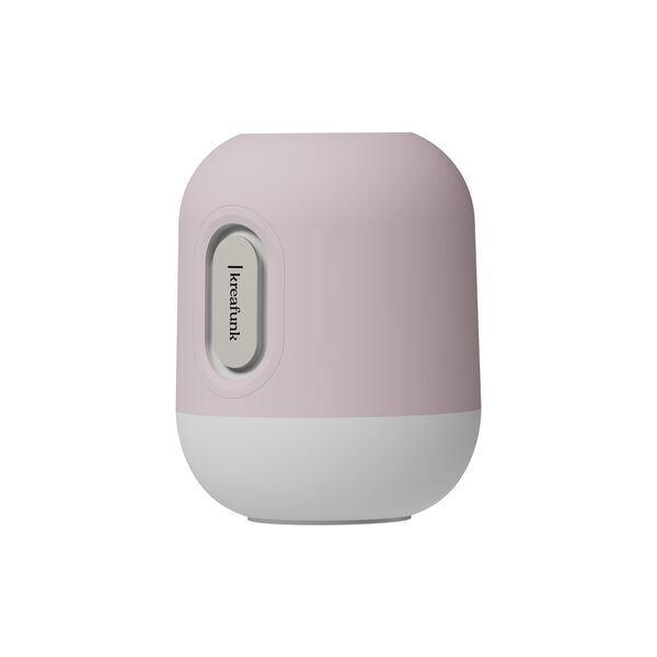 Glowie Bluetooth speaker and lamp, dusty rose, Kreafunk