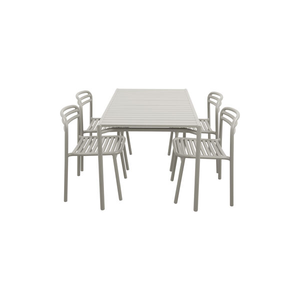 Bliss Dining Table Rectangular incl. 4 Bliss Chairs, sand, Cane-line