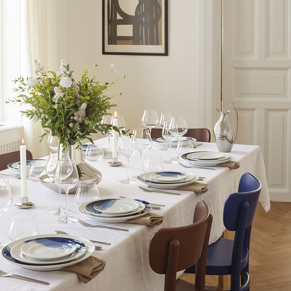 KOPPEL middagstallrik 27 cm, bl&aring; nyanser, Georg Jensen