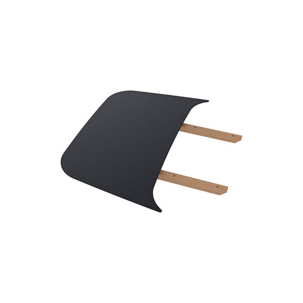 BPS201 Holmen Table Leaf, black, Bernh. Pedersen & S&oslash;n