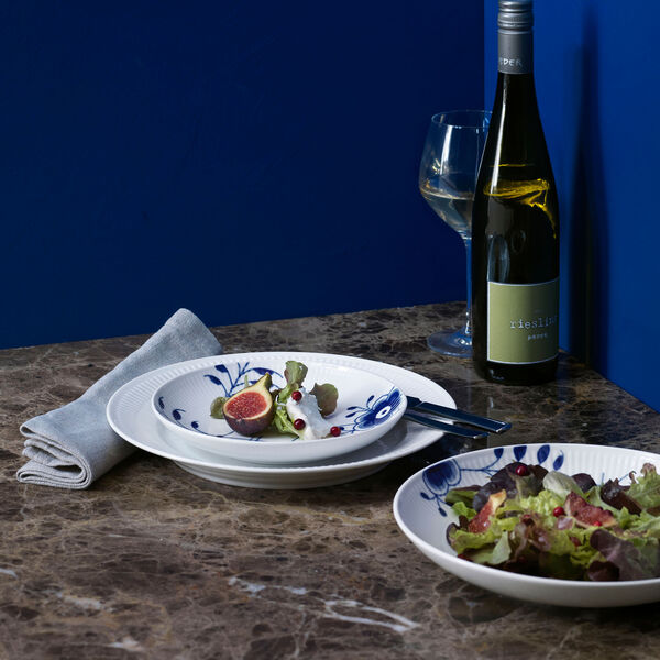 Blue Fluted Mega modern tallrik &Oslash; 20 cm, Royal Copenhagen