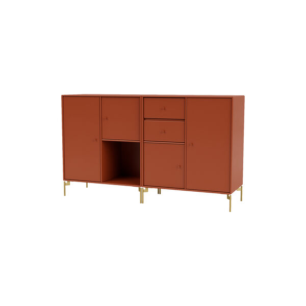 COUPLE Sideboard with Brass Legs, 162 hokkaido, Montana Furniture
