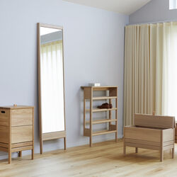 A Line Storage Bench, white oil oak A Line Storage Bench, white oil oak, Form & Refine