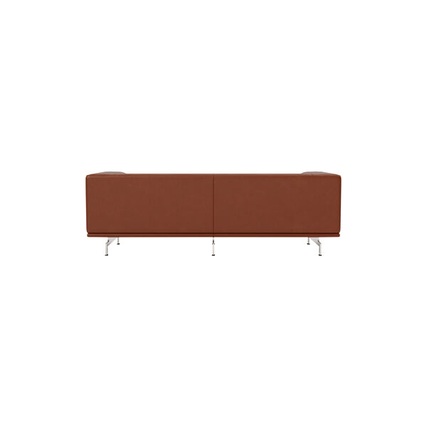 4510 Delphi Sofa, Cera 905/aluminium, Fredericia Furniture