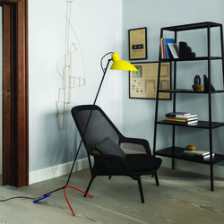 VV Cinquanta Floor Lamp, yellow/mondrian, Astep