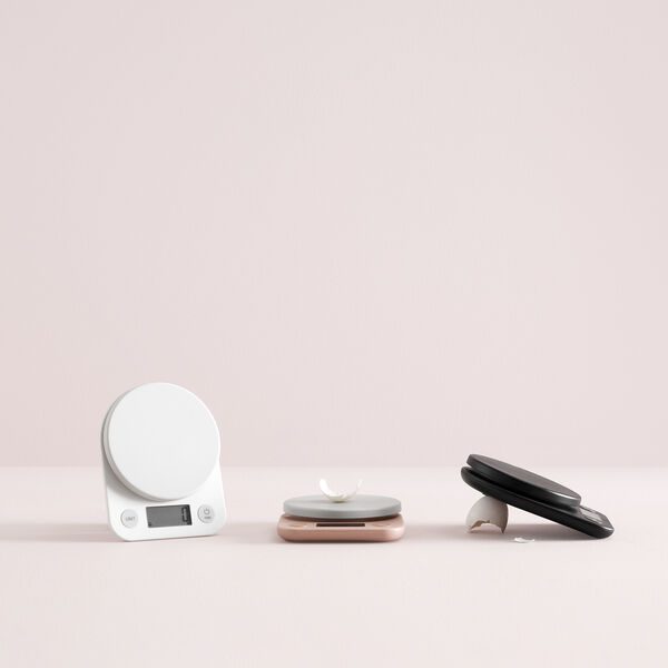 FOODIE köksvåg, black, RIG-TIG