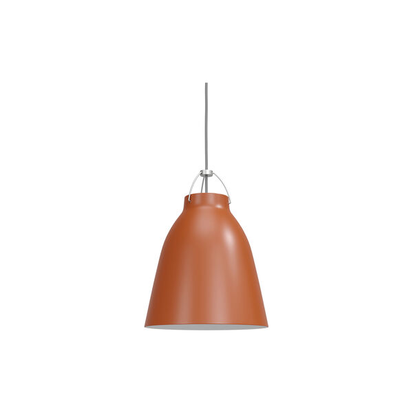 Caravaggio Matt P2 Pendant, rusty red, Fritz Hansen