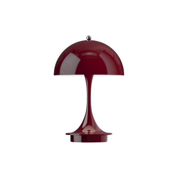 Panthella 160 Portable Bordslampa, opaque burgundy, Louis Poulsen