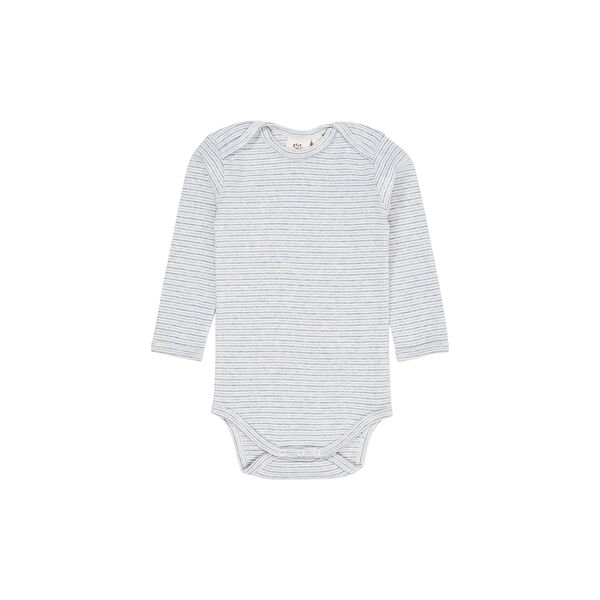 Striped Long Sleeve Body, lt. blue stripe Striped Long Sleeve Body, lt. blue stripe, Copenhagen Colors Organics