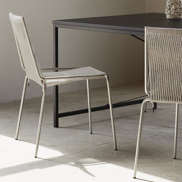 Noel Chair, steel/fair grey, Thorup Copenhagen
