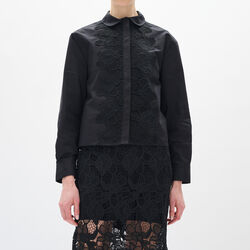 AimeeIW Cropped Shirt, black, InWear