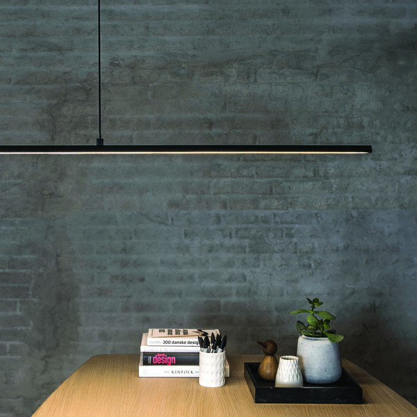 SLIM S1800 Pendant, black, LIGHT-POINT