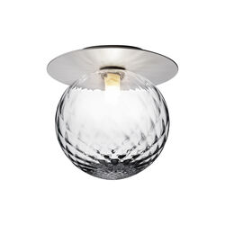 Liila 1 Large Wall Lamp, light silver/optic clear, Nuura