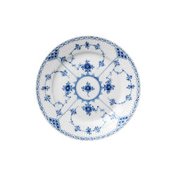 Blue Fluted Half Lace tallrik, 19 cm, Royal Copenhagen