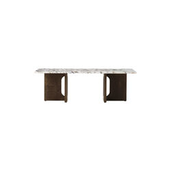 Androgyne Lounge Table | Dark Stained Oak/Calacatta Viola, Audo Copenhagen