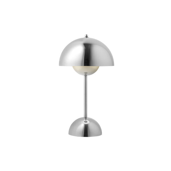 Flowerpot VP9 Portable Table Lamp, chrome-plated, &Tradition